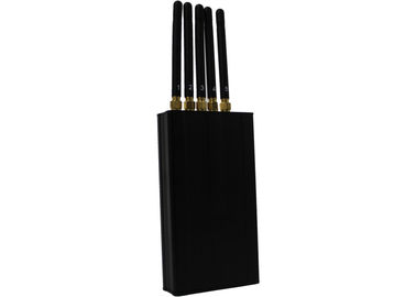 Black GPS Cell Phone Signal Jammer For Schools , 5 W CDMA / GSM Blocker