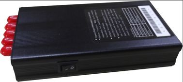 Black GPS Cell Phone Signal Jammer For Schools , 5 W CDMA / GSM Blocker