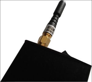 Black GPS 30dBm Portable Cell Phone Signal Jammer 808KB With 10m Range