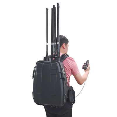 2000M Uzun Mesafe Glonass Galileo GPS 2.4G 5.2G 5.8G FPV Drone UAV Signals Backpack Jammer