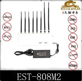 34dbm GPS Sinyal Karıştırıcı Wifi / 8 Antenli 4G Sinyal Engelleyici